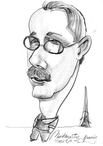 Simon Fawkes Caricature